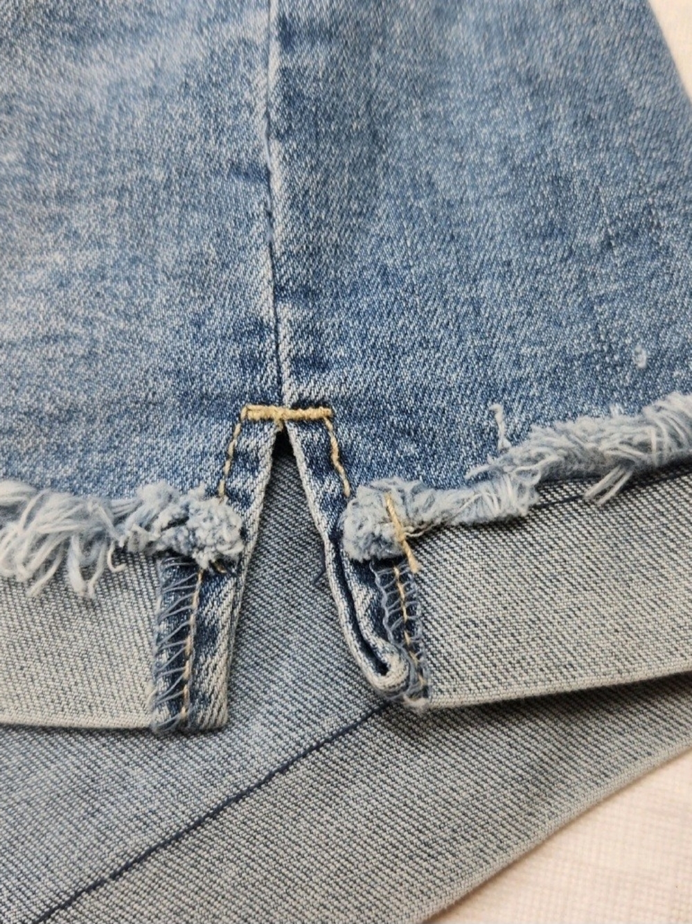 Copper Key Juniors size 13 cuffed blue Stretch jean shorts NWT 0 3 - Picture 5 of 9